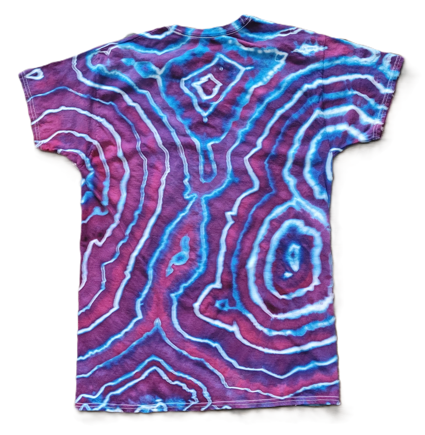 Ultraviolet Agate Tie-Dye T-Shirt – Adult, Unisex, Size M