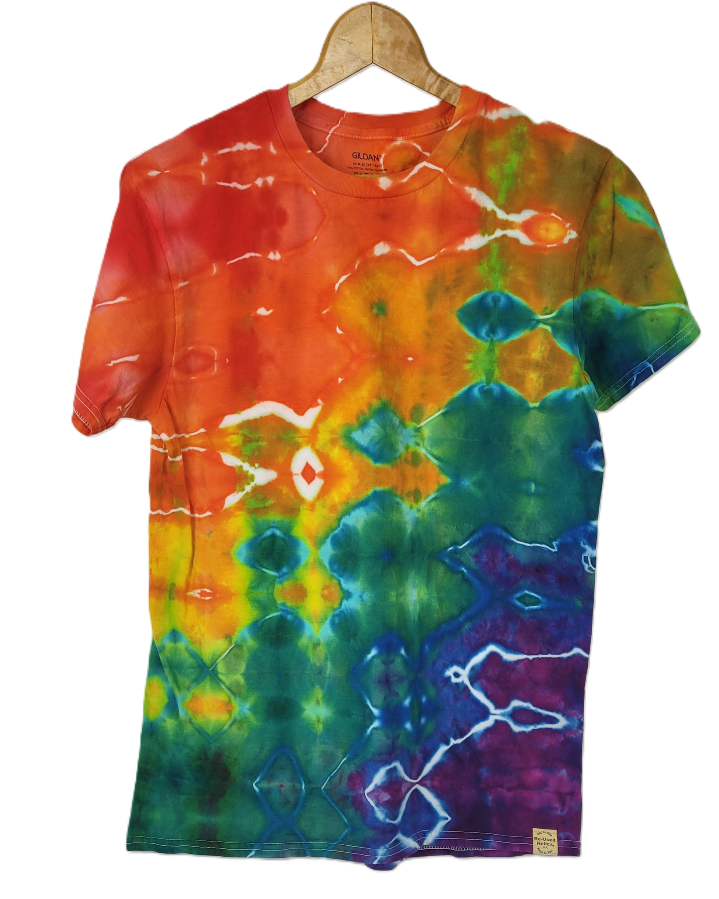 The Chromatic Glitch Tie-Dye T-Shirt – Adult, Unisex, Size M