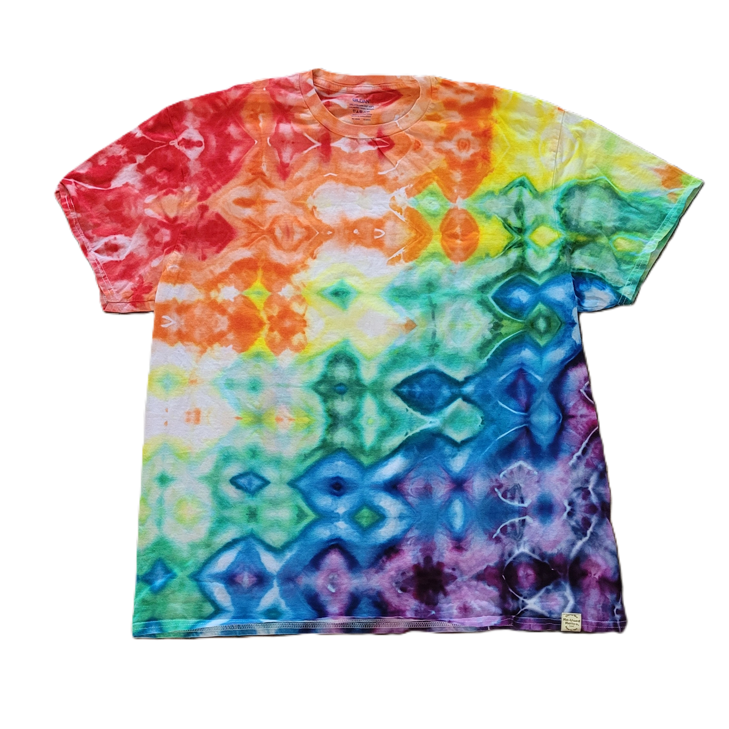 The Spectrum Matrix Tie-Dye T-Shirt – Adult, Unisex, Size XXL