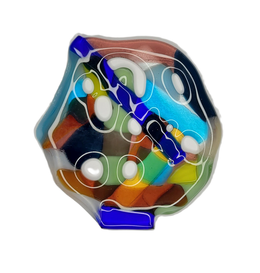 Colorful suncatcher on a white background