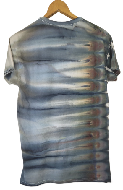 Rock Face Flow Tie-Dye T-Shirt – Adult, Unisex, Size M - Re-Used Relics