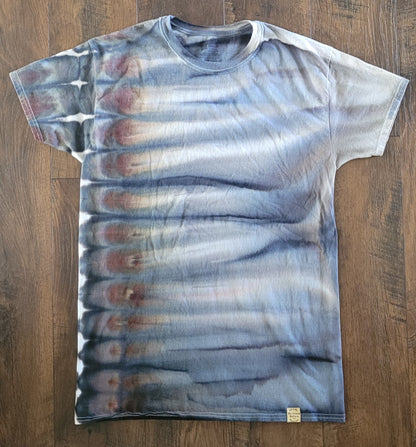 Rock Face Flow Tie-Dye T-Shirt – Adult, Unisex, Size M - Re-Used Relics