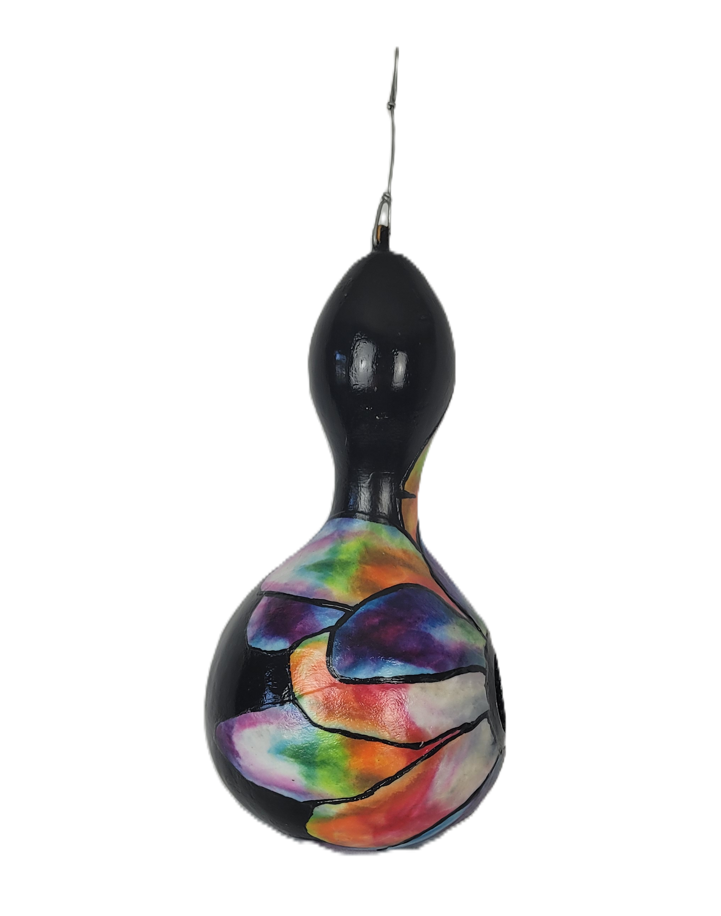 Tie-Dye Gourd Birdhouse