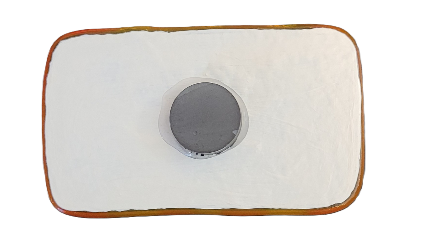 Solar Stripe Rectangle Refrigerator Magnet