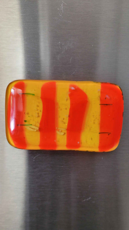 Solar Stripe Rectangle Refrigerator Magnet