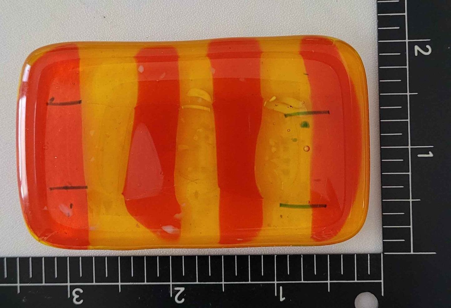 Solar Stripe Rectangle Refrigerator Magnet