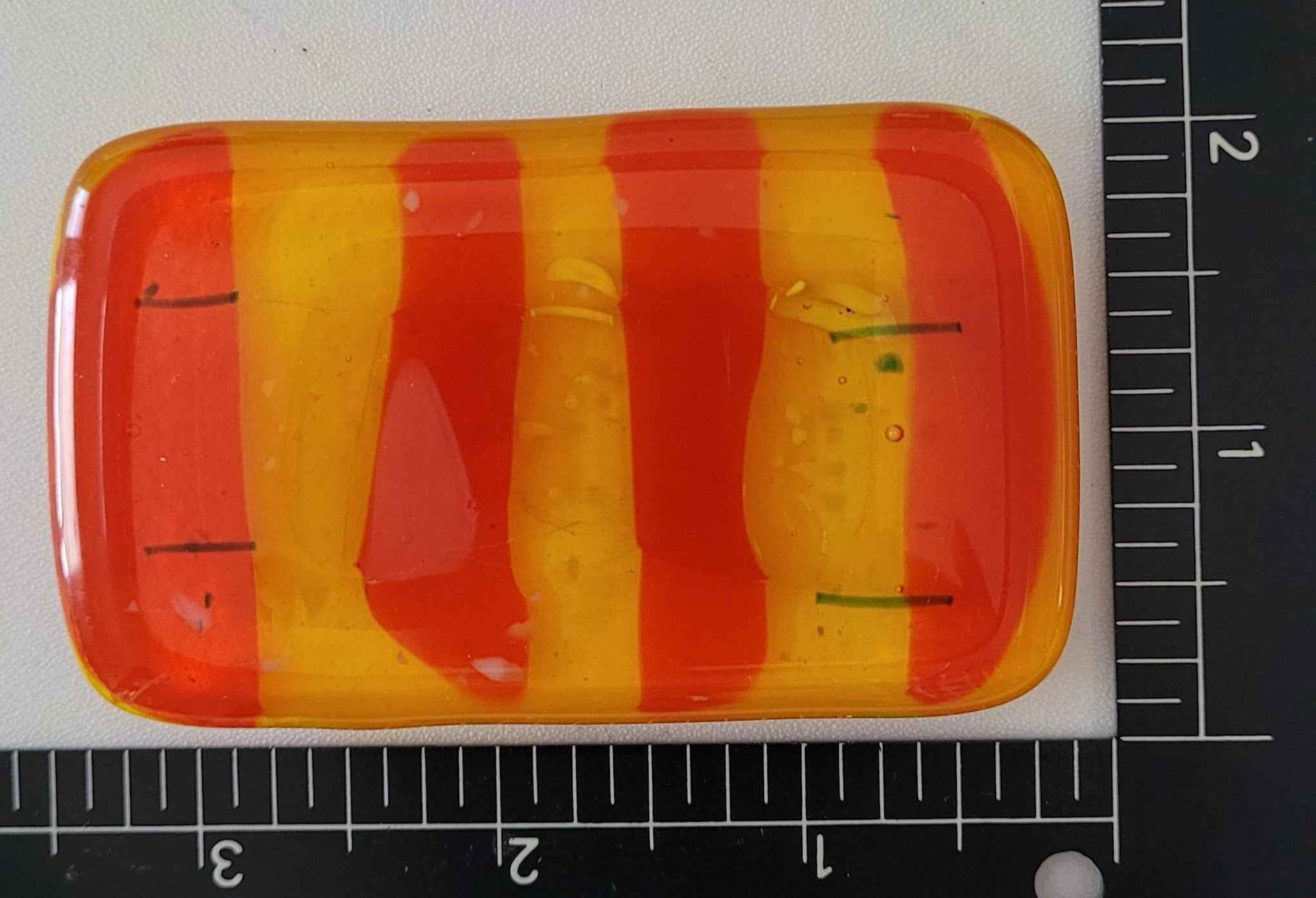 Solar Stripe Rectangle Refrigerator Magnet