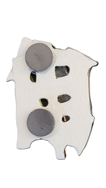 Abstract Autumn Shack Refrigerator Magnet