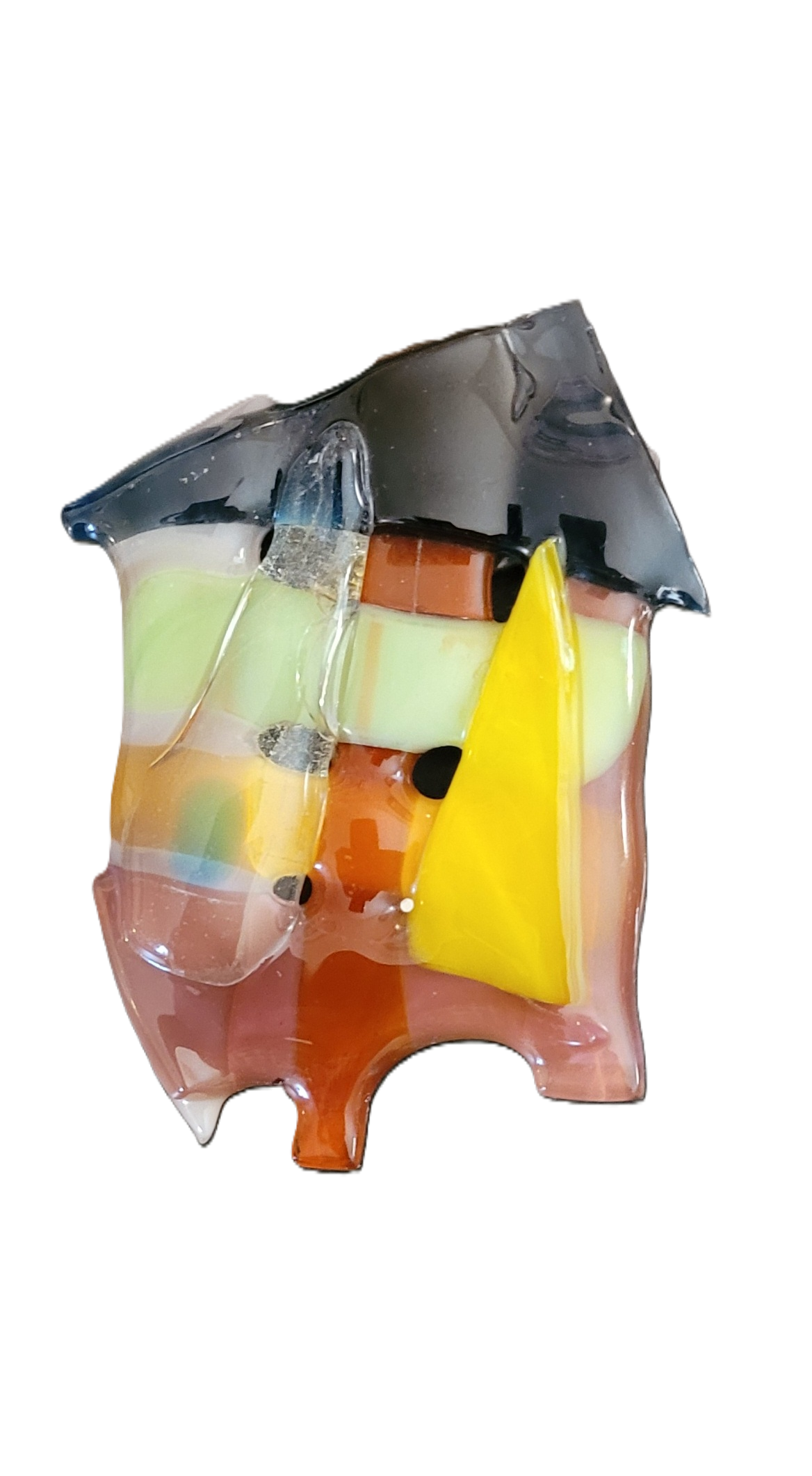 Abstract Autumn Shack Refrigerator Magnet