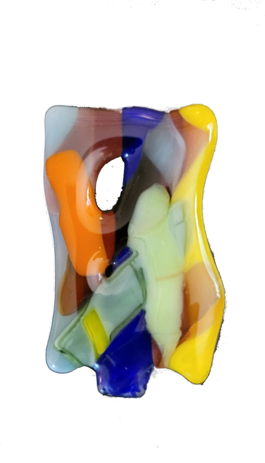 Mosaic Wave Refrigerator Magnet