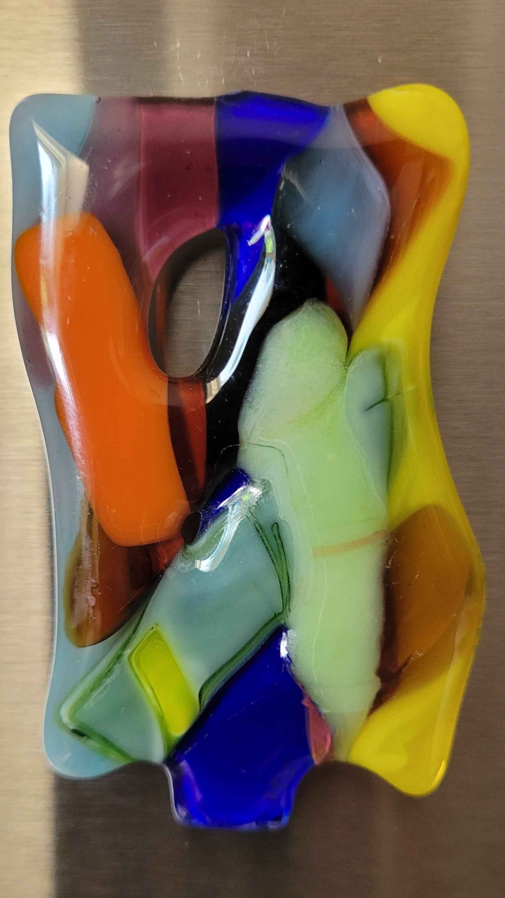 Mosaic Wave Refrigerator Magnet