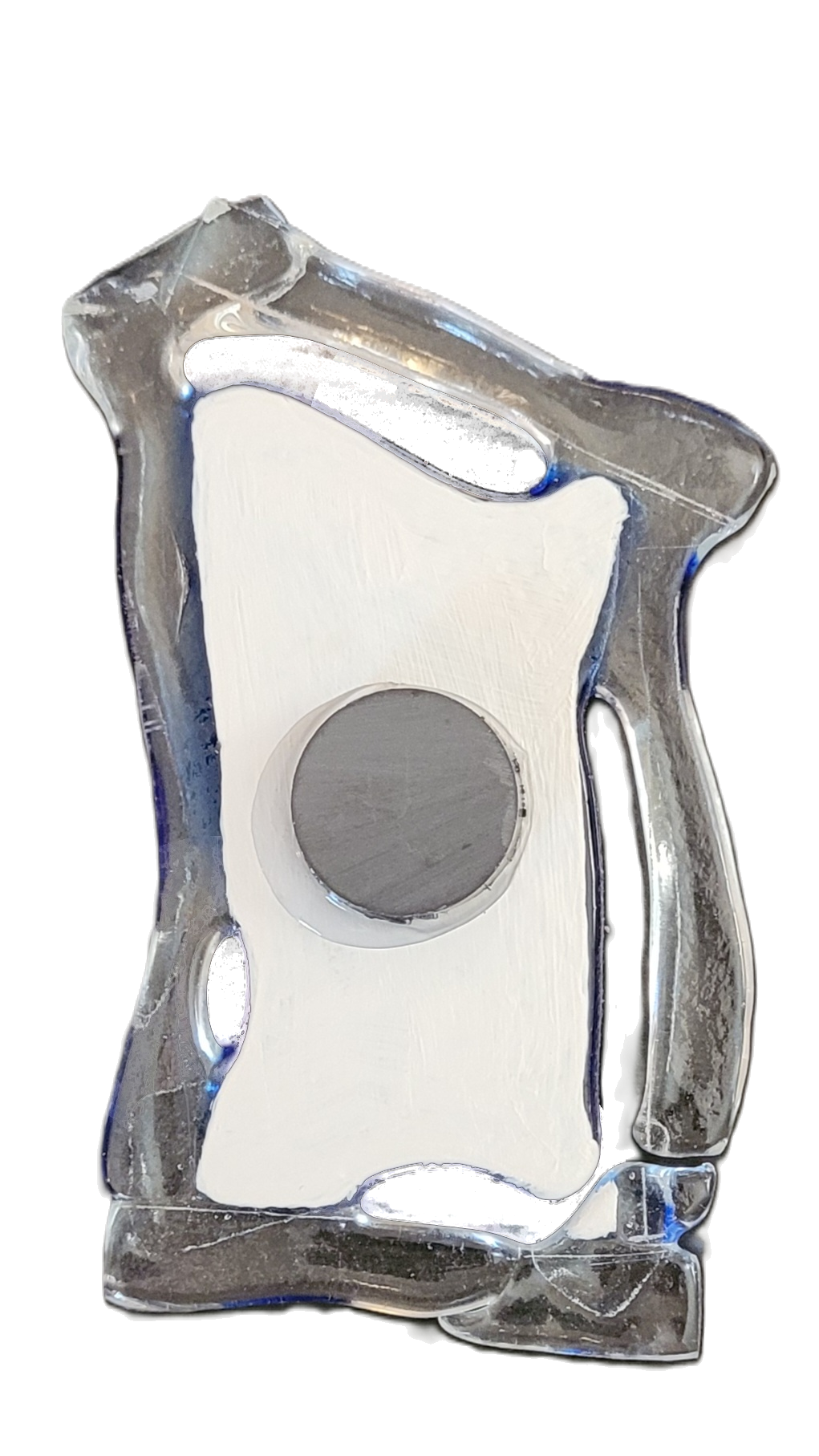 Cobalt Outhouse Abstract Refrigerator Magnet