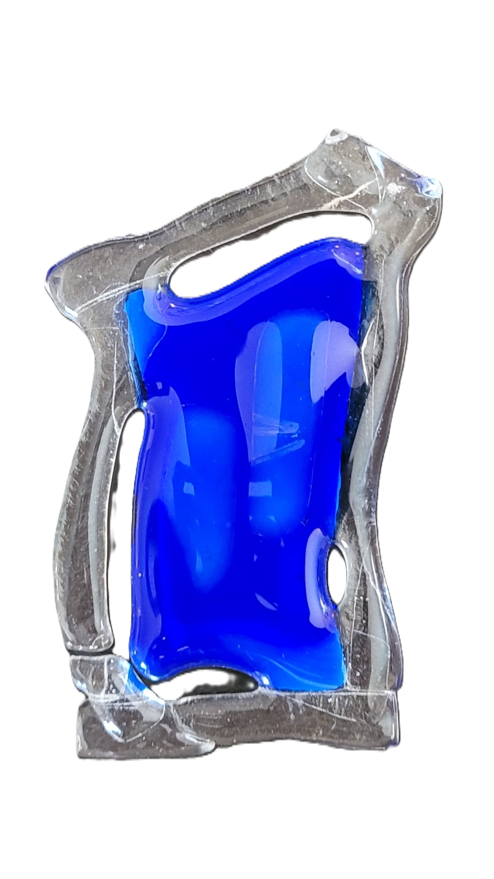 Cobalt Outhouse Abstract Refrigerator Magnet
