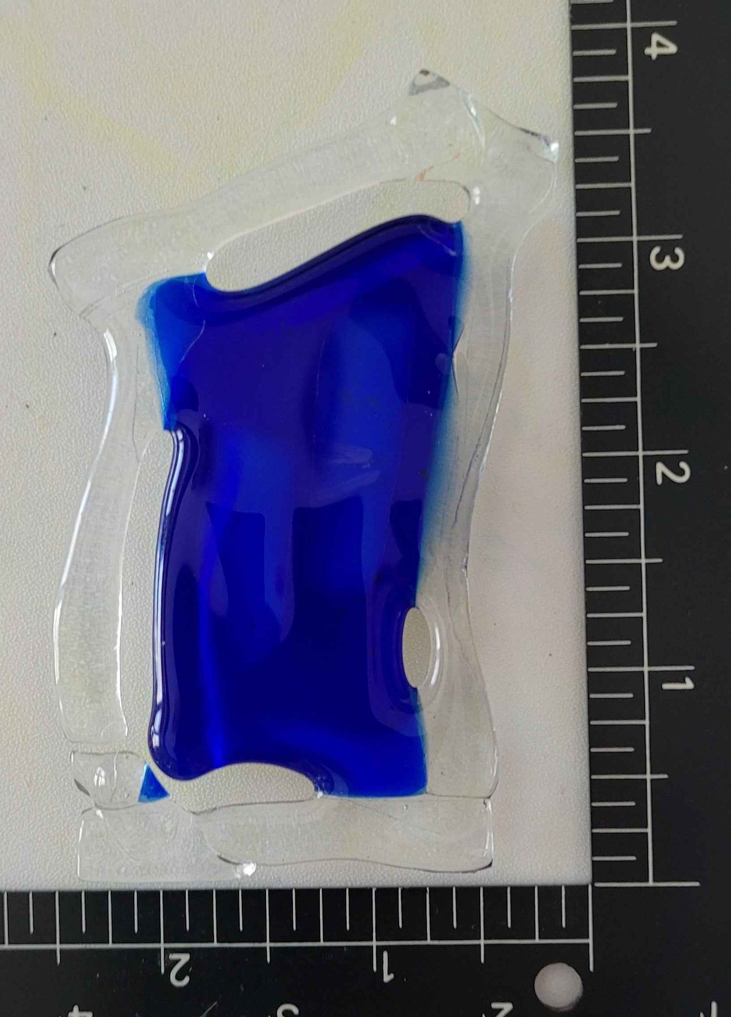 Cobalt Outhouse Abstract Refrigerator Magnet