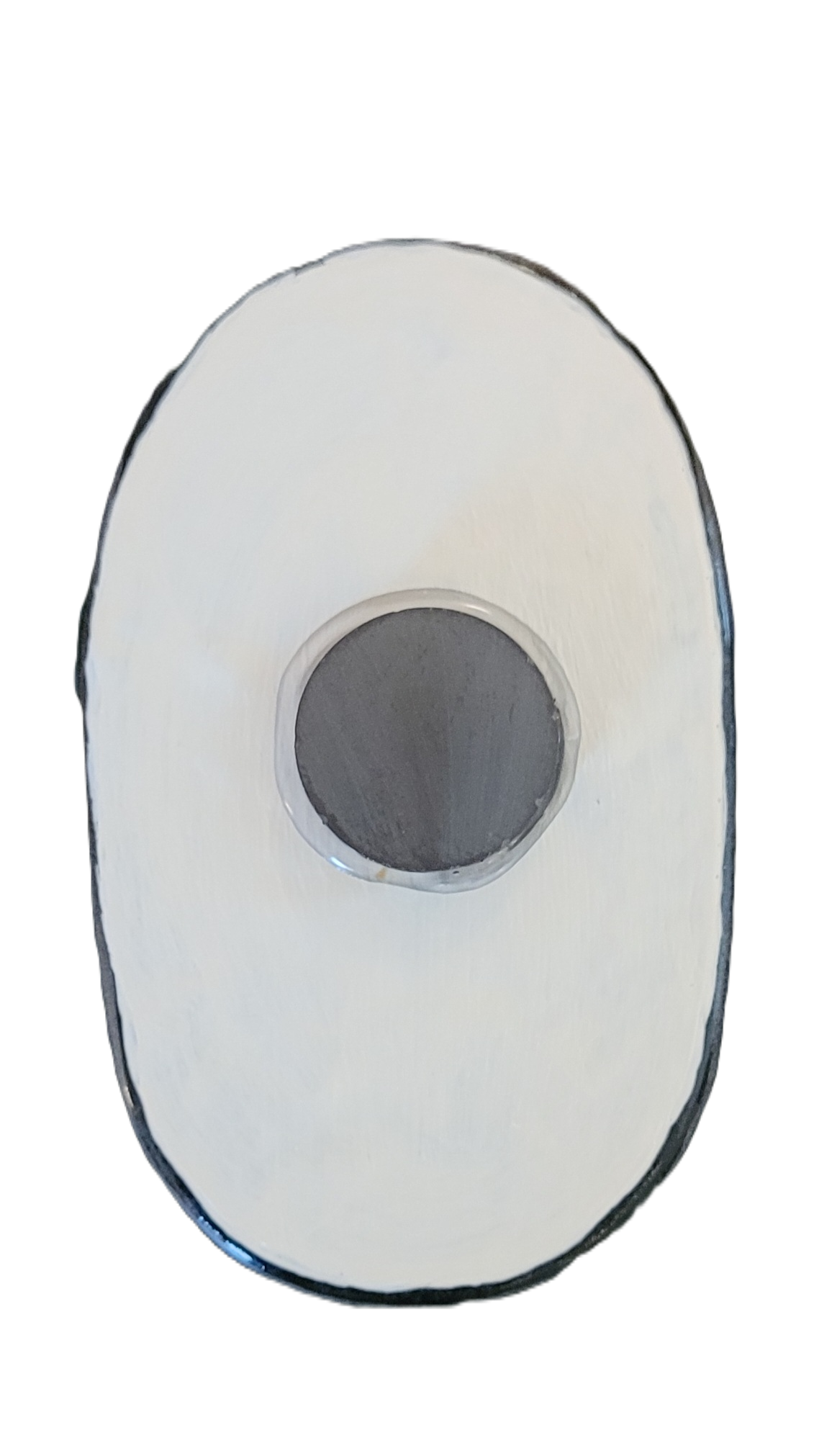 Midnight Shimmer Oval Refrigerator Magnet