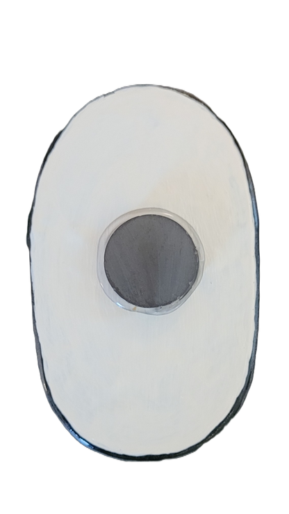 Midnight Shimmer Oval Refrigerator Magnet