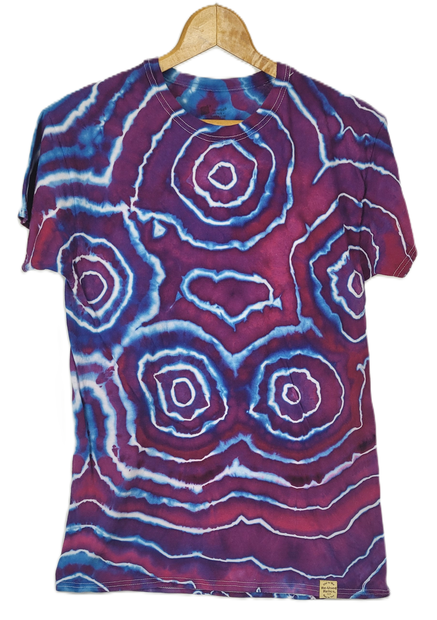 Ultraviolet Agate Tie-Dye T-Shirt – Adult, Unisex, Size M