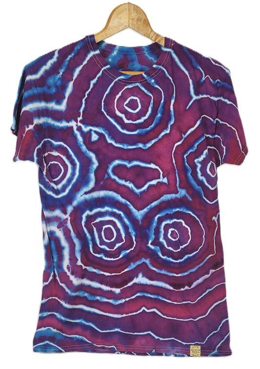 Ultraviolet Agate Tie-Dye T-Shirt – Adult, Unisex, Size M