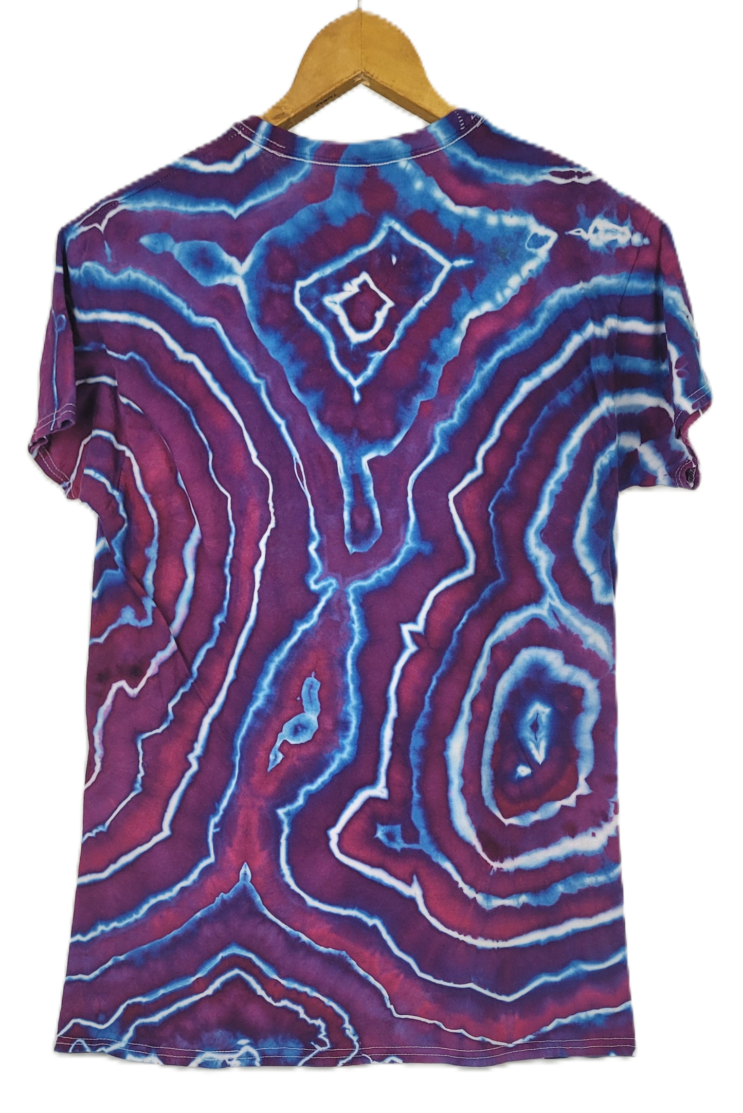 Ultraviolet Agate Tie-Dye T-Shirt – Adult, Unisex, Size M