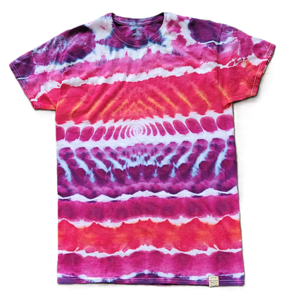 Radiant Rhythm Tie-Dye T-Shirt – Adult, Unisex, Size M - Re-Used Relics