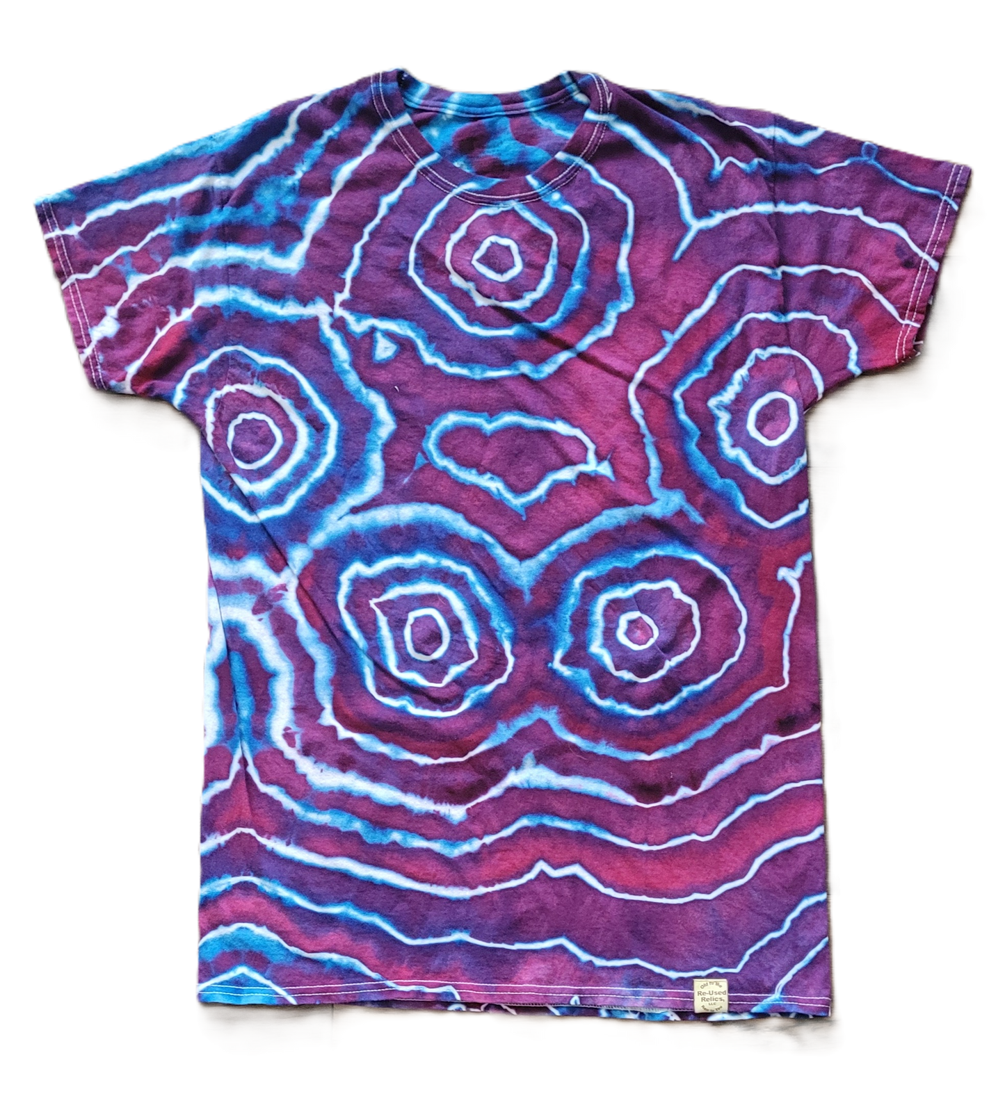 Ultraviolet Agate Tie-Dye T-Shirt – Adult, Unisex, Size M