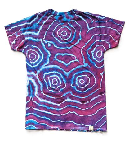Ultraviolet Agate Tie-Dye T-Shirt – Adult, Unisex, Size M - Re-Used Relics