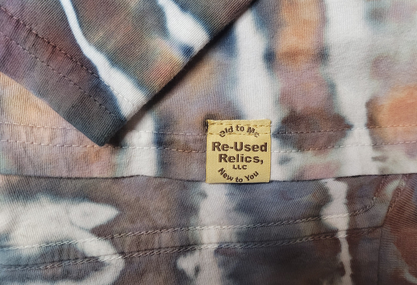 Linear Stone Tie-Dye T-Shirt - Adult, Unisex - Re-Used Relics