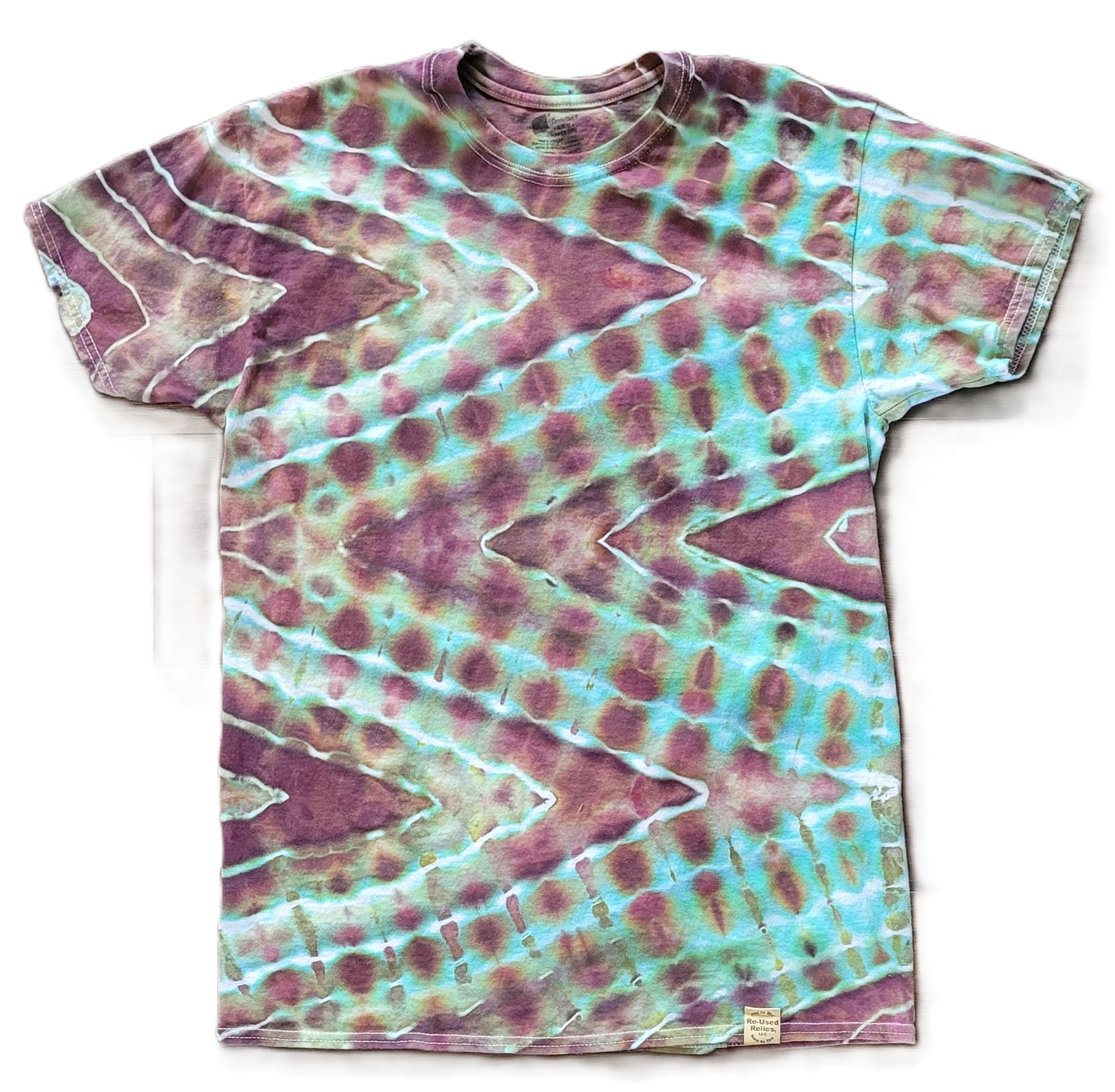 Primal Rhythm ZigZag Tie-Dye T-Shirt – Adult, Unisex, Size M