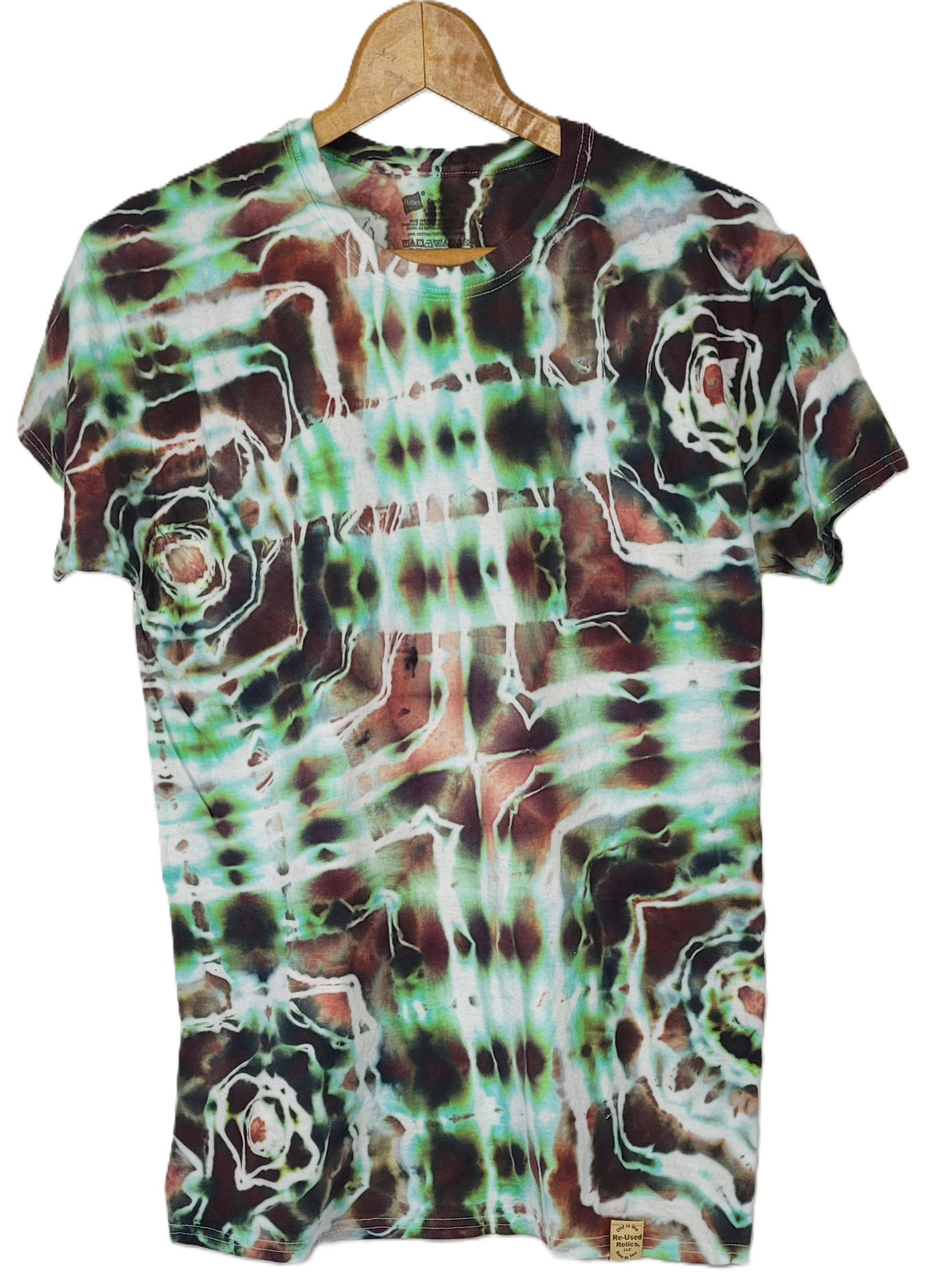 Neon Geode Tie-Dye T-Shirt – Adult, Unisex, Size M