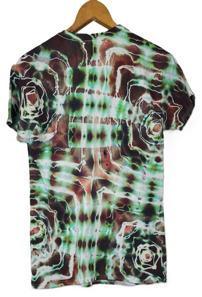 Neon Geode Tie-Dye T-Shirt – Adult, Unisex, Size M - Re-Used Relics