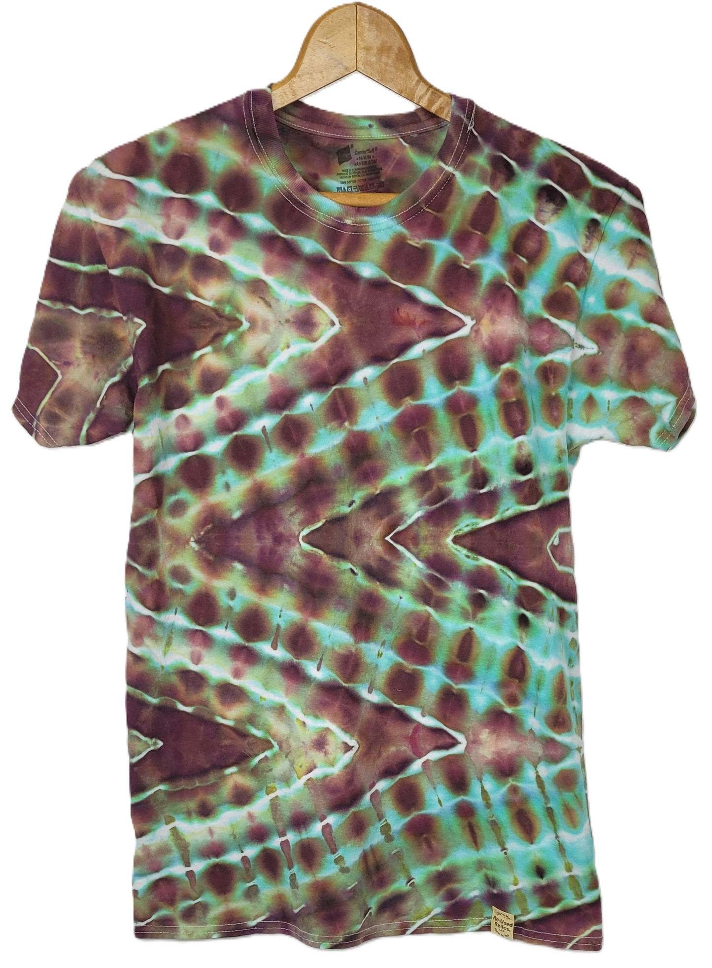 Primal Rhythm ZigZag Tie-Dye T-Shirt – Adult, Unisex, Size M