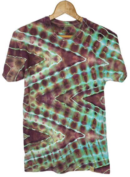 Primal Rhythm ZigZag Tie-Dye T-Shirt – Adult, Unisex, Size M - Re-Used Relics