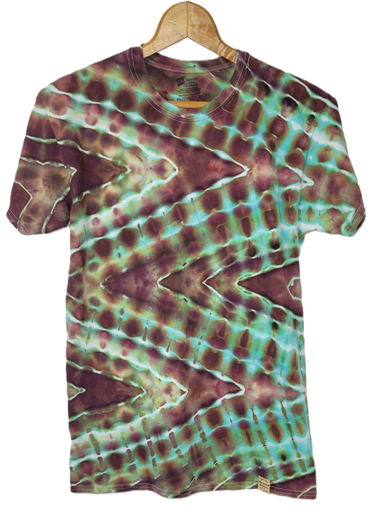 Primal Rhythm ZigZag Tie-Dye T-Shirt – Adult, Unisex, Size M