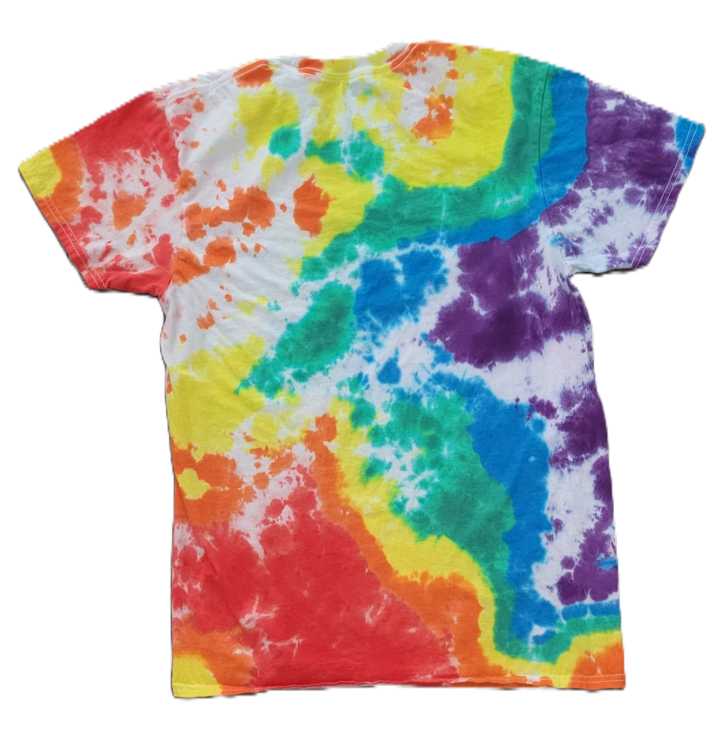 Technicolor Dreamscape  Tie-Dye T-Shirt - Adult, Unisex, Size M - Re-Used Relics