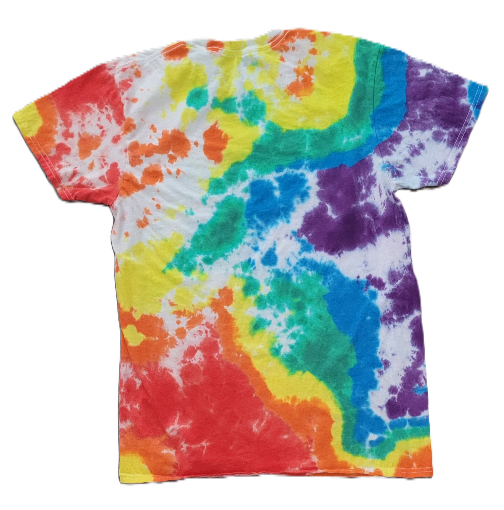 Technicolor Dreamscape  Tie-Dye T-Shirt - Adult, Unisex, Size M - Re-Used Relics