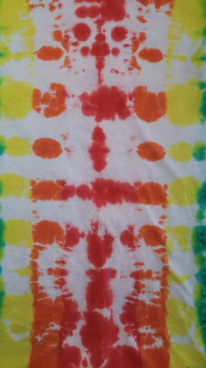 Rainbow Revolution  Tie-Dye T-Shirt - Adult, Unisex, Size M - Re-Used Relics