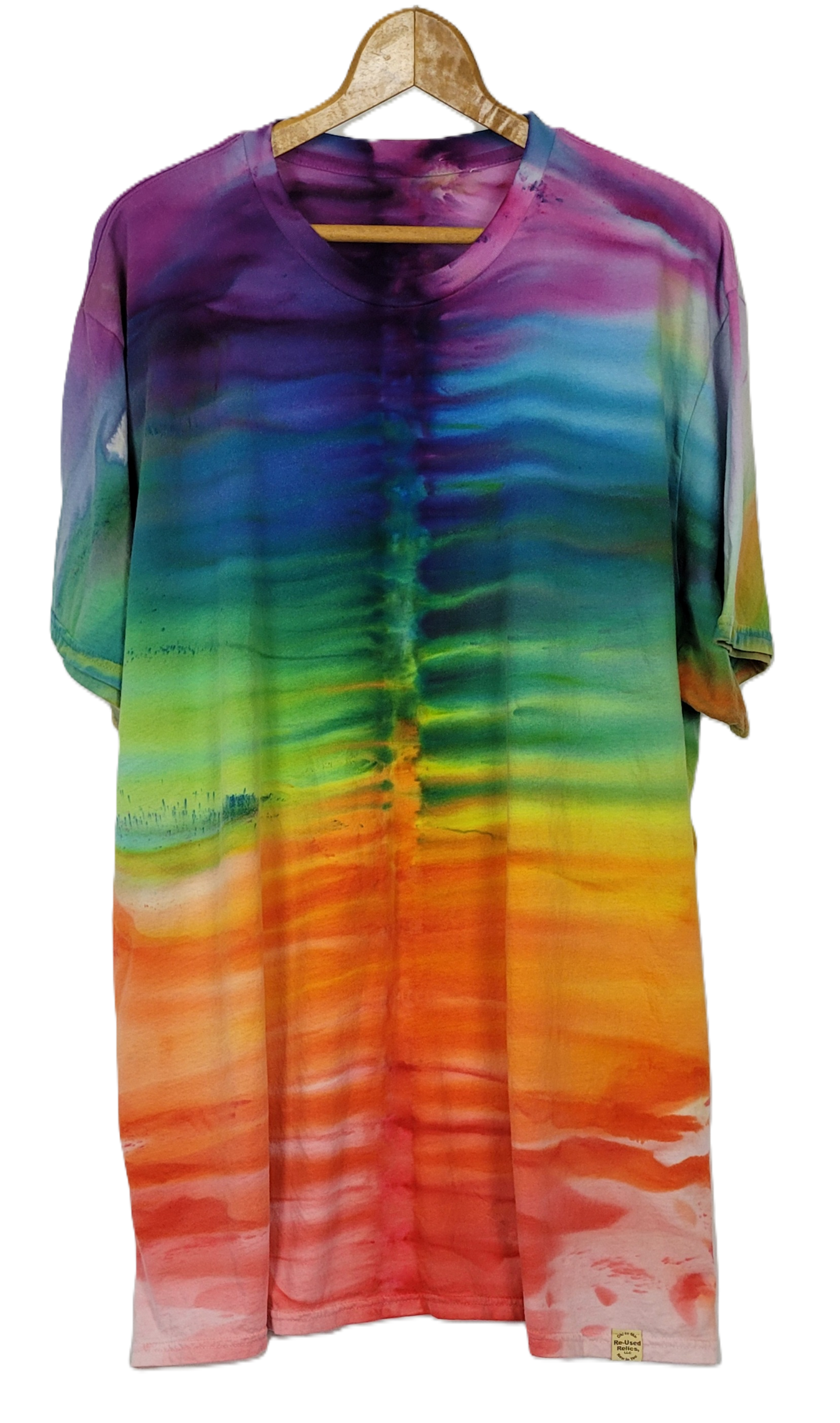 Spectrum Spine Tie-Dye T-Shirt – Adult, Unisex, Size 3XL