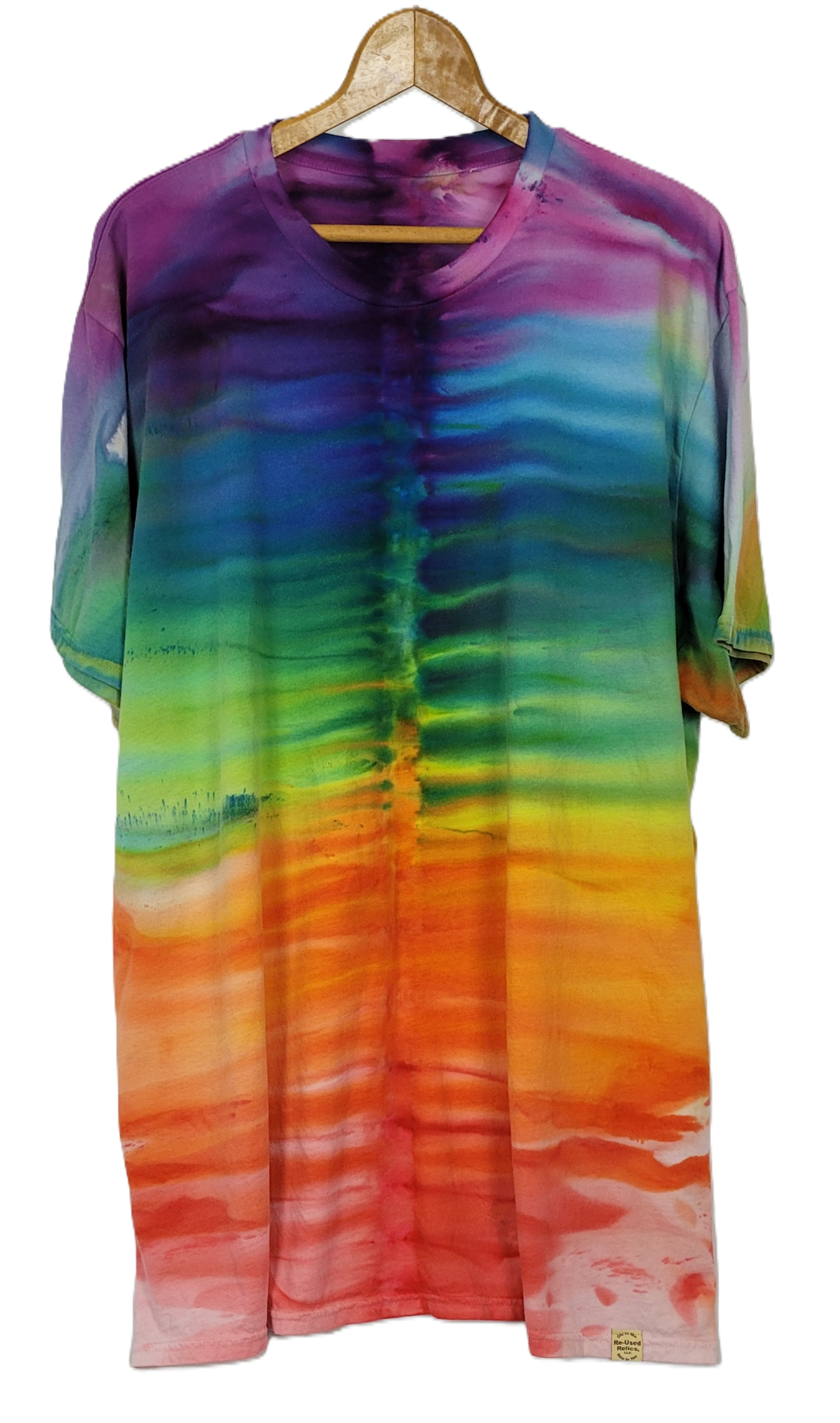 Spectrum Spine Tie-Dye T-Shirt – Adult, Unisex, Size 3XL