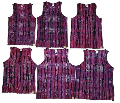 Midnight Magenta Ribbed Button-Up Tank – Adult, Ladies