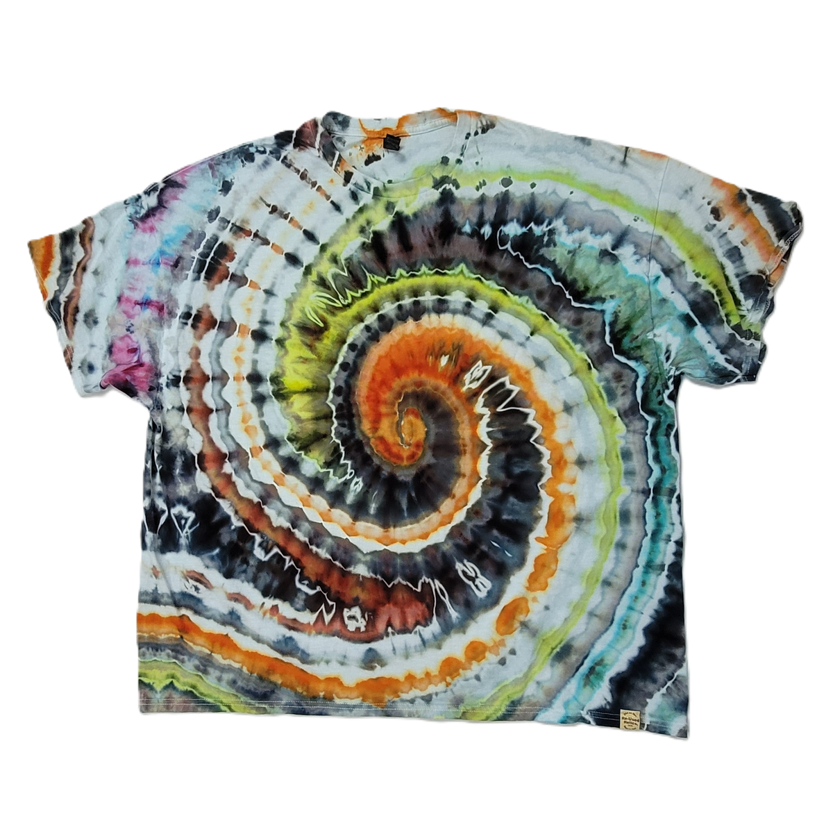 Solar Eclipse Spiral Tie-Dye T-Shirt – Adult, Unisex, Size 4XL