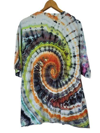 Solar Eclipse Spiral Tie-Dye T-Shirt – Adult, Unisex, Size 4XL