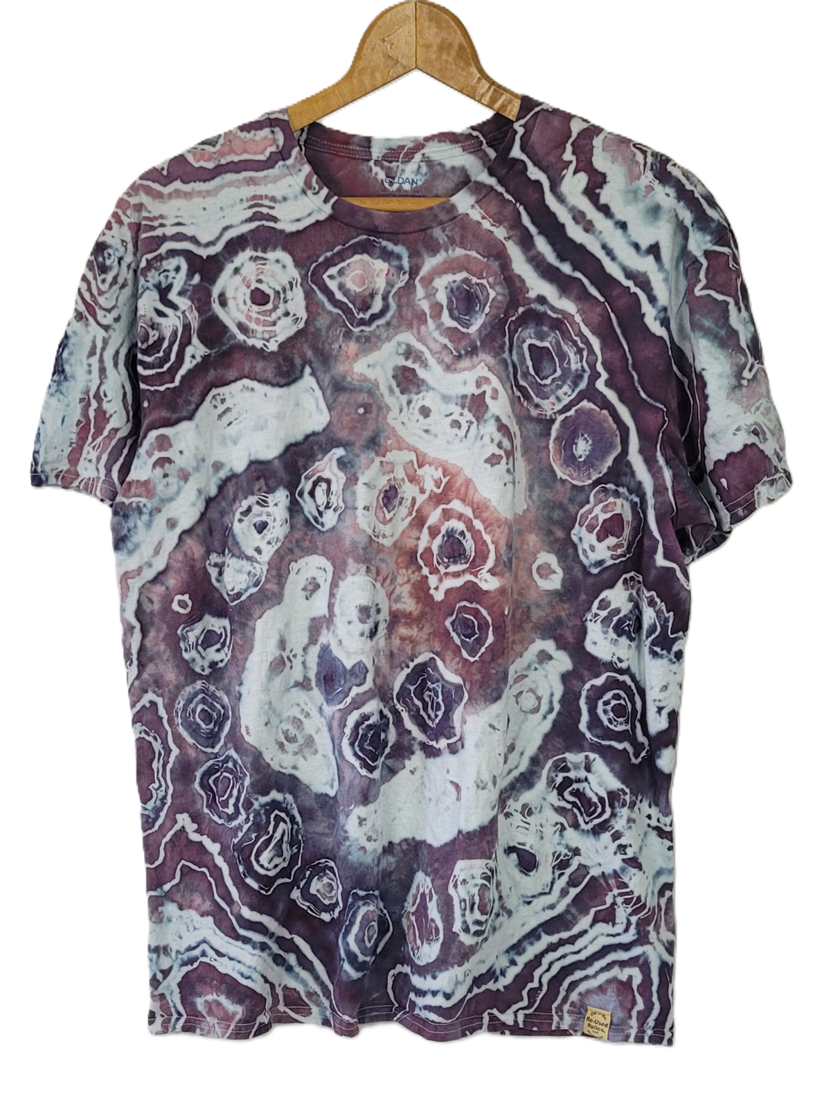 Geode Swirl Tie-Dye T-Shirt - Adult, Unisex, Size XL