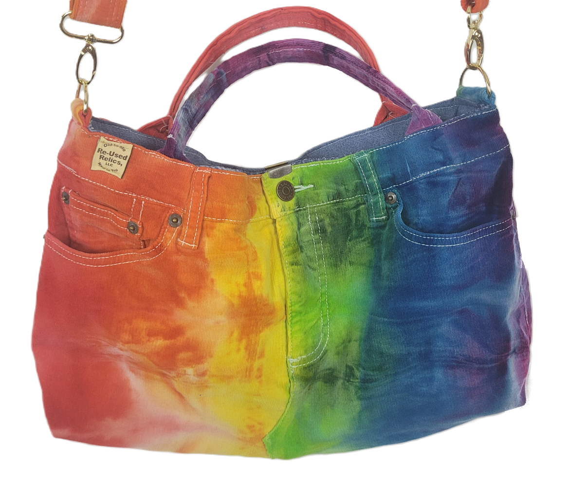 Rainbow Tie-Dye Hand Bag
