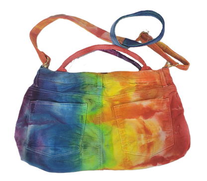 Rainbow Tie-Dye Hand Bag