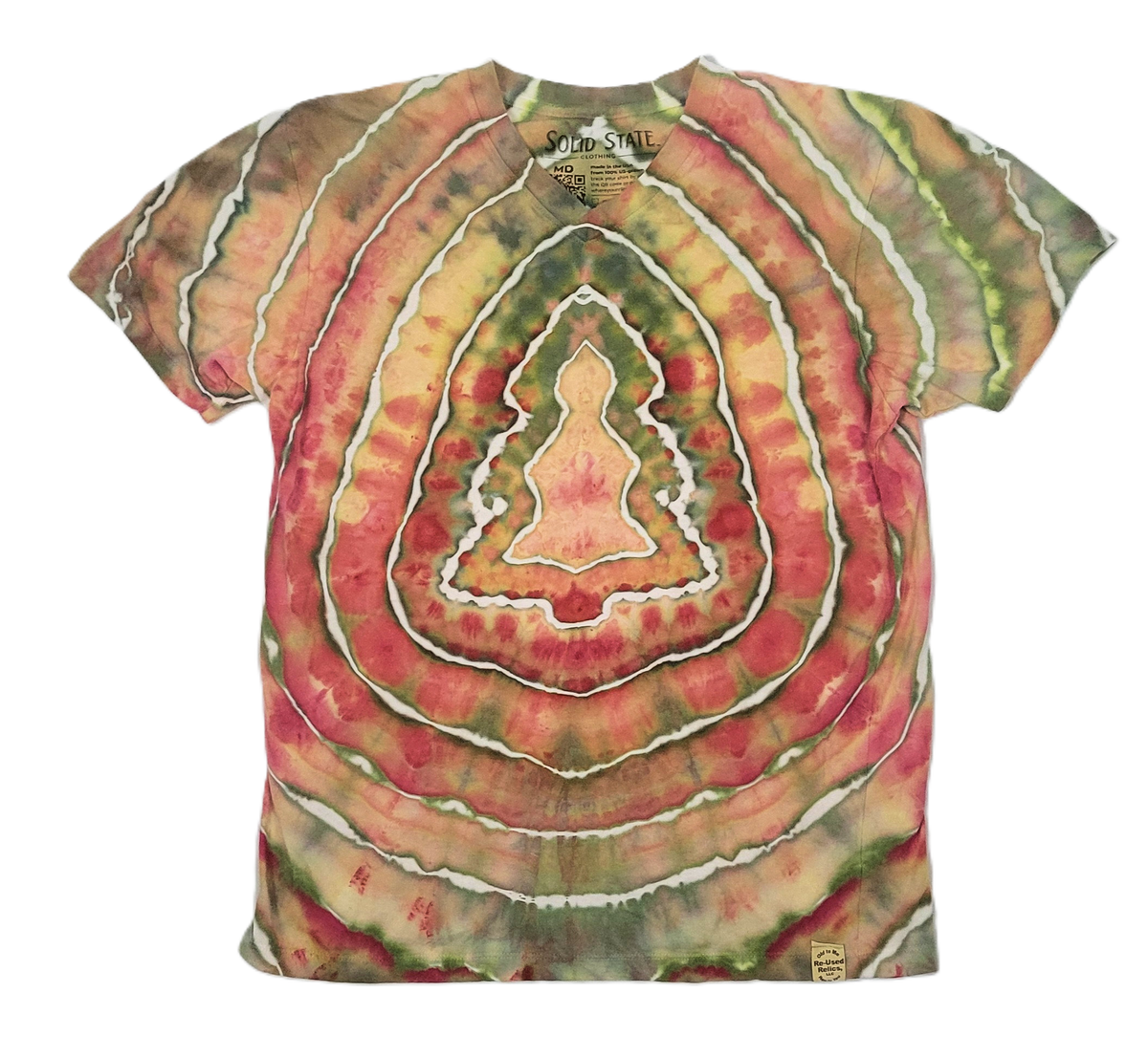 Sacred Pine Upcycled Tie-Dye T-Shirt - Adult, Unisex, Size M