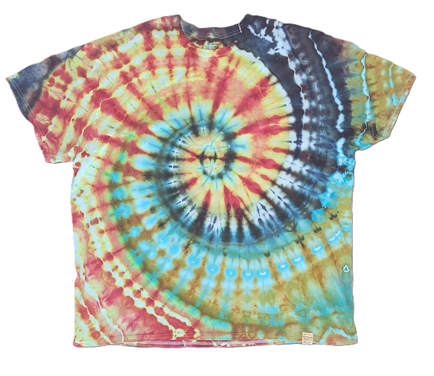 Afterglow Helix Tie-Dye T-Shirt – Adult, Unisex, Size XXL