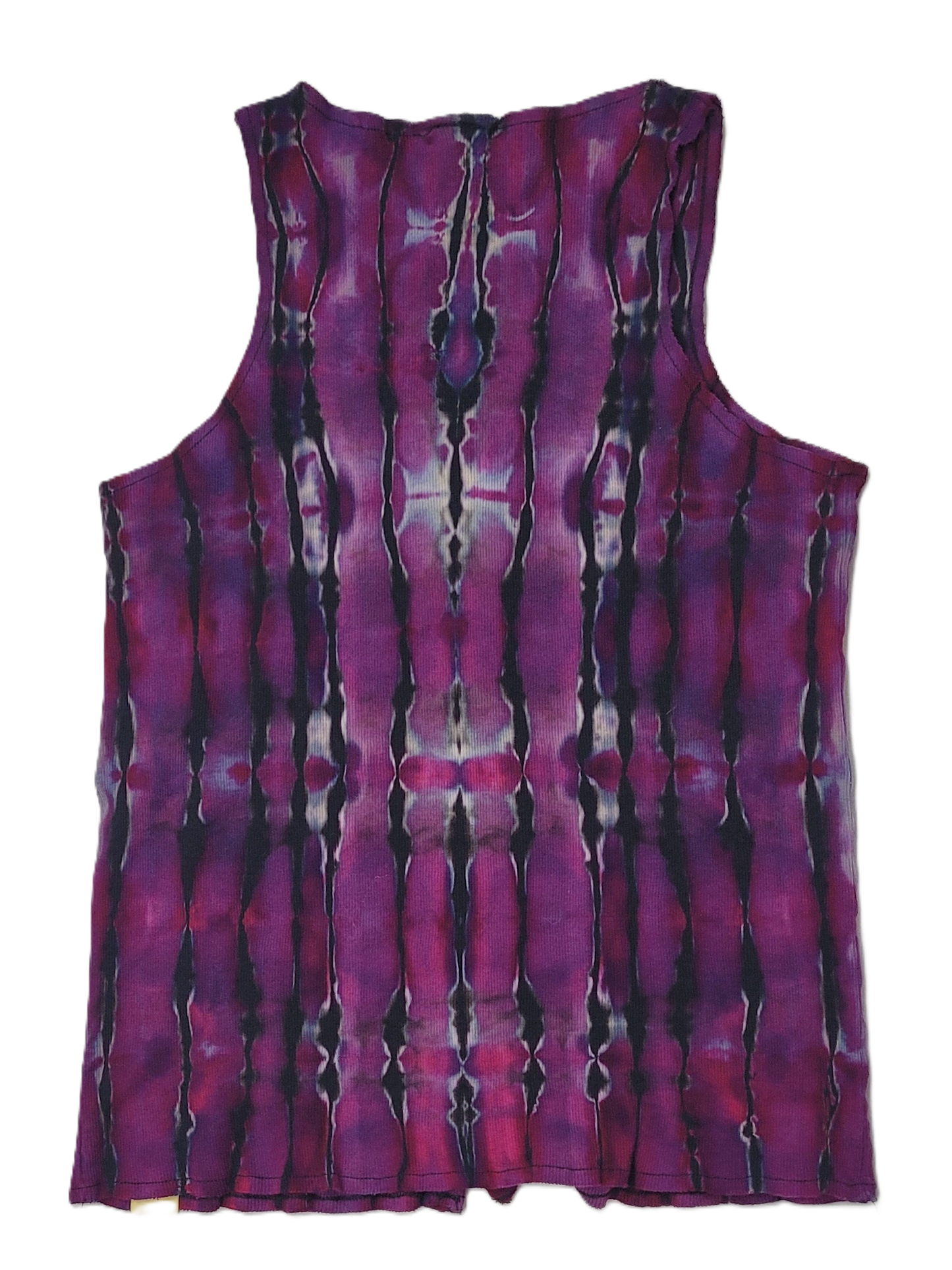 Midnight Magenta Ribbed Button-Up Tank – Adult, Ladies