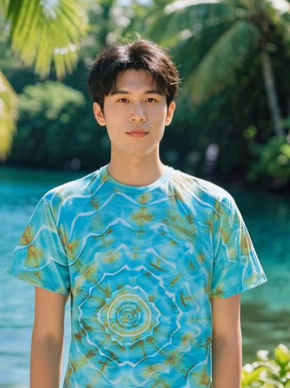 Cenote Crystal Tie-Dye T-Shirt – Adult, Unisex, Size XXL
