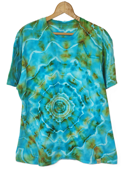 Cenote Crystal Tie-Dye T-Shirt – Adult, Unisex, Size XXL
