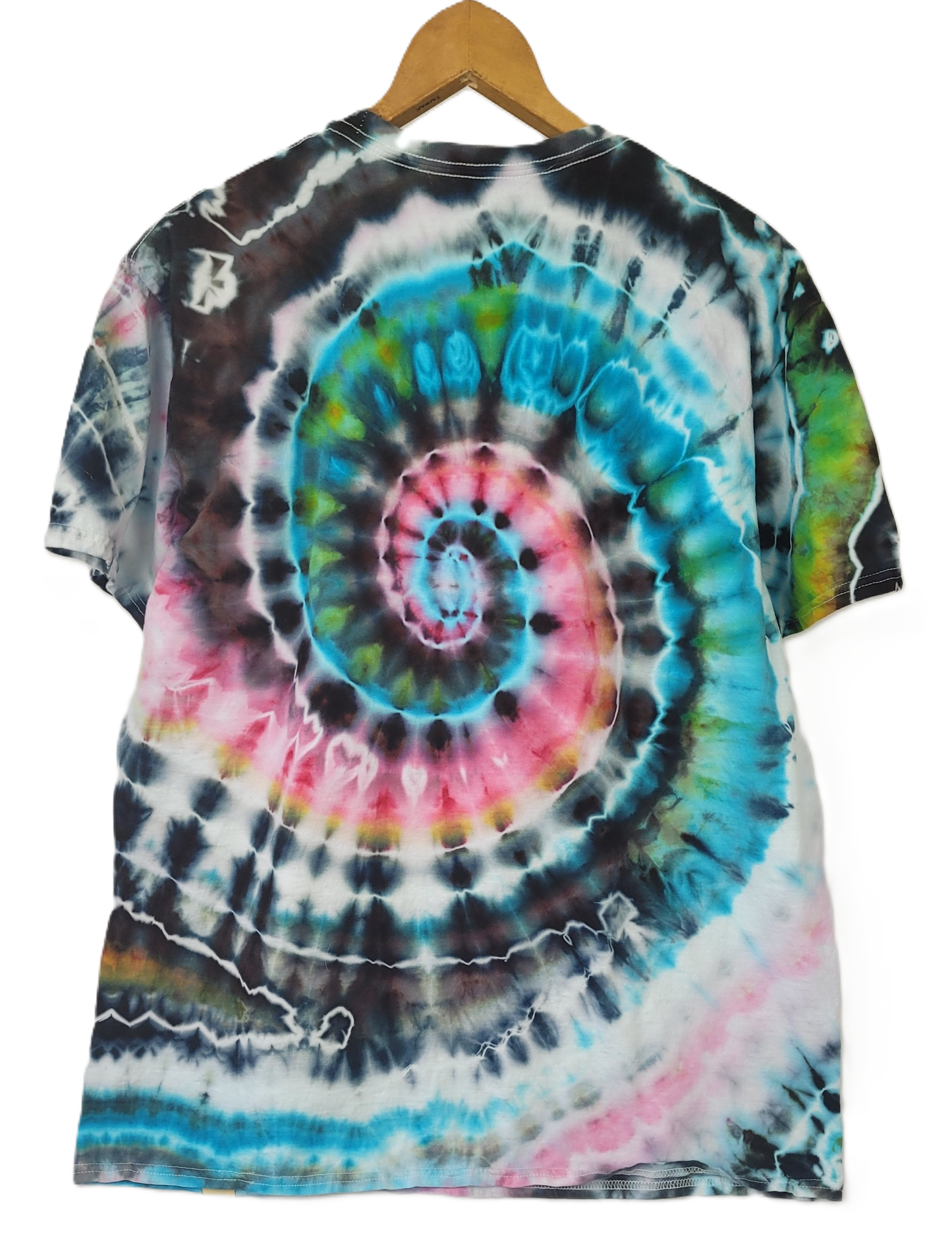The Cosmic Nautilus Tie-Dye T-Shirt – Adult, Unisex, Size XL